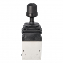 Pneumatic joystick for hooklift, skip loader, tipper BI G1/8" bottom connections